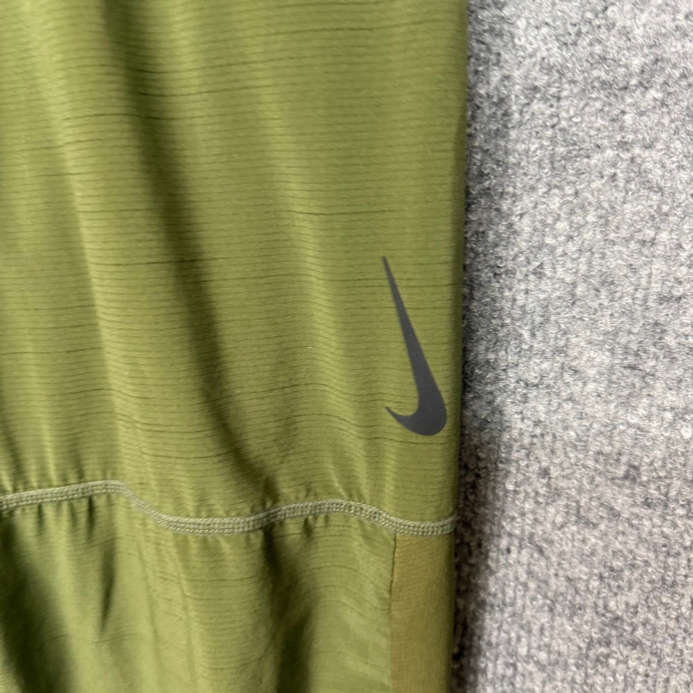 Nike Yoga Dri-FIT Jogger Pants Mens Small Olive Green Tapered CU7378-326 - Picture 3 of 16